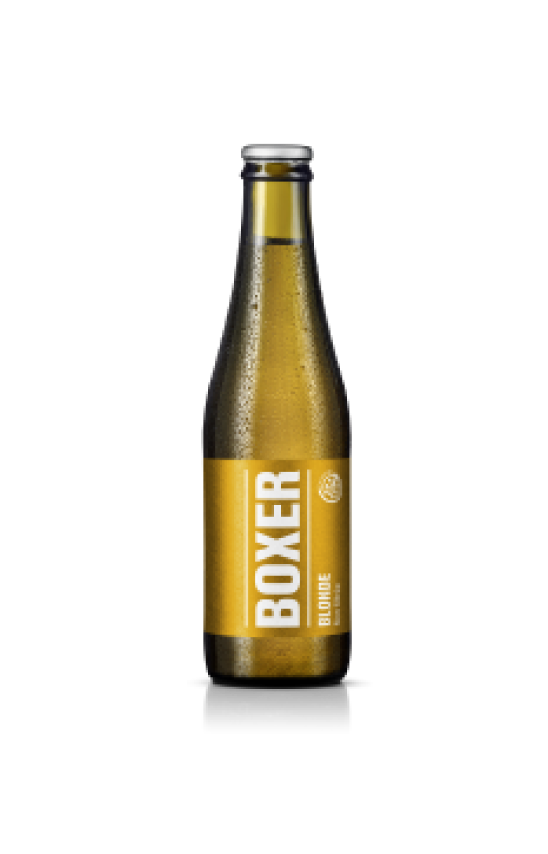 Boxer Blonde, Lagerbier unfiltriert, 25cl