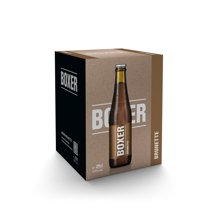 Das Bier Boxer Brunette 9x25cl online kaufen in unserem Shop: www.chopfabboxer.ch