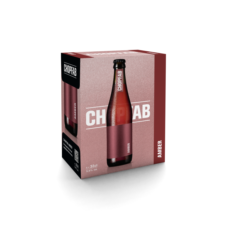 Chopfab Amber erhältlich in der 6x33cl Kartonpackung