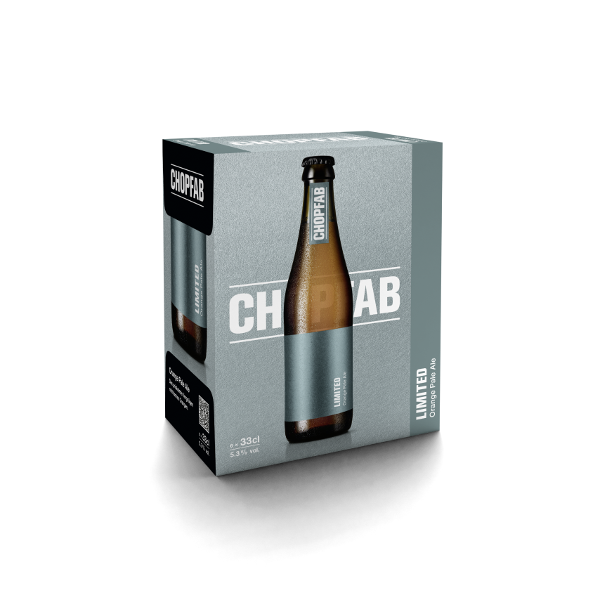 Chopfab Limited Orange Pale Ale erhältlich in der 6x33cl Kartonpackung