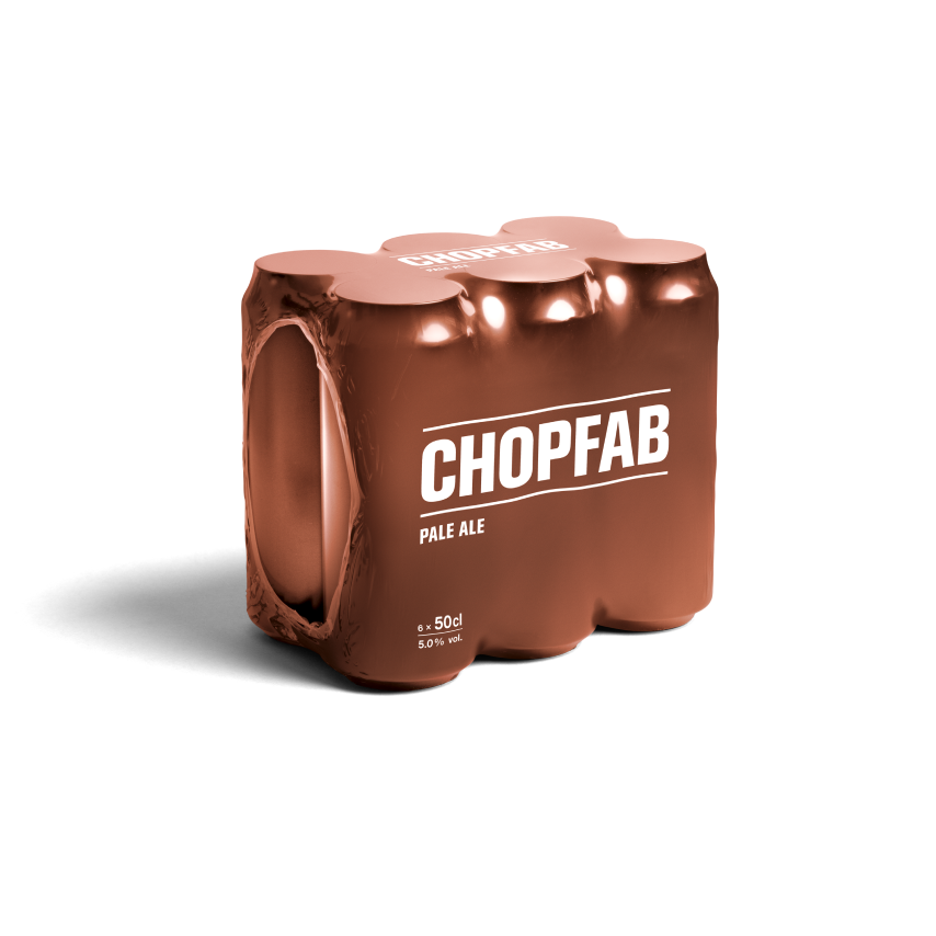 Chopfab Pale Ale erhältlich in der 6x50cl Dosenpackung