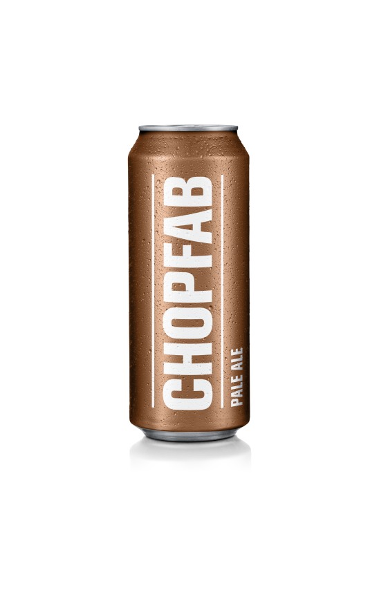 Chopfab Pale Ale ist auch in der 50cl Dose erhältlich