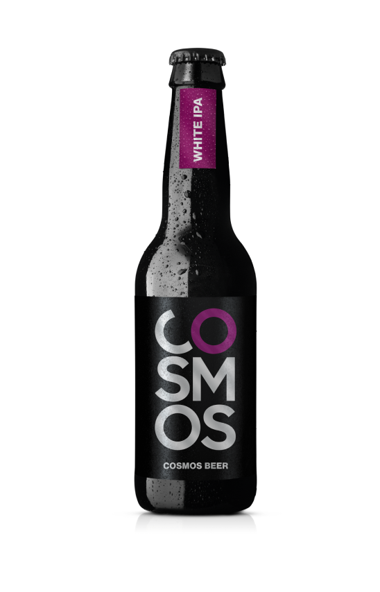 Cosmos White IPA ist auch in der 33cl Flasche erhältlich