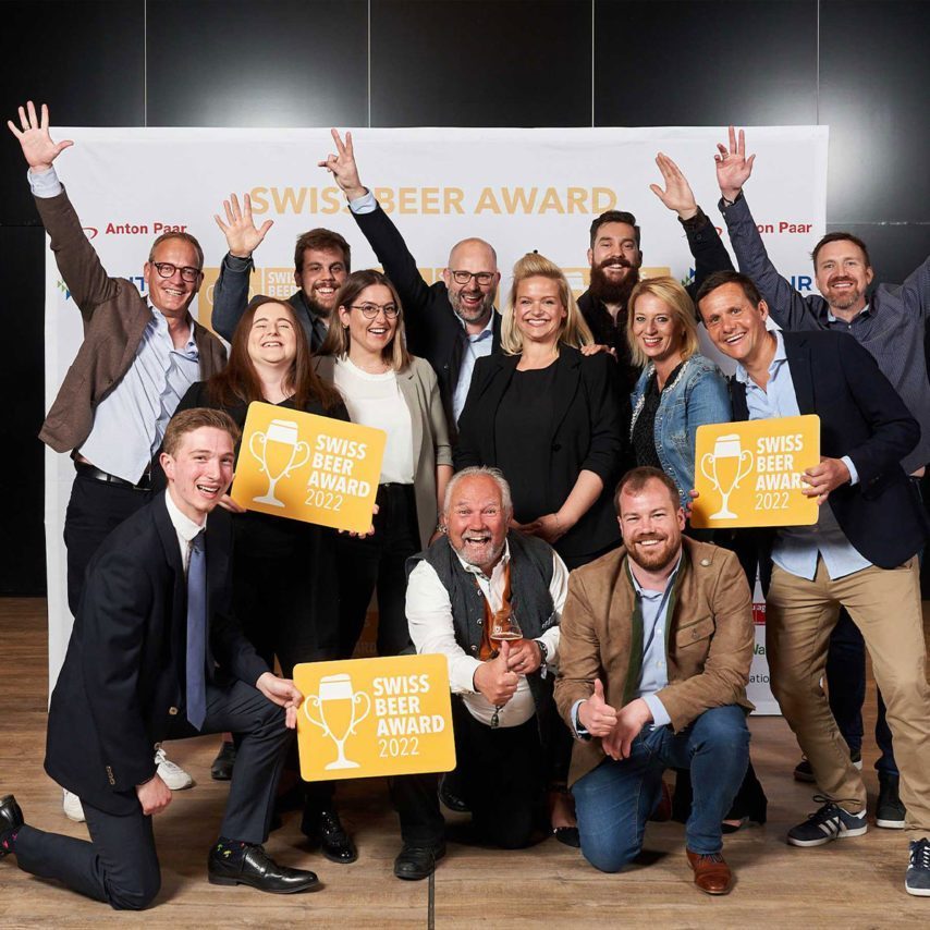 Swiss Beer Award 2022, das Team von Chopfab Boxer