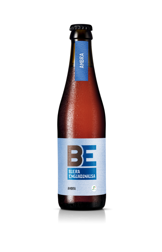 Das Bier Biera Engiadinaisa Ambra 33cl in der Einwegflasche