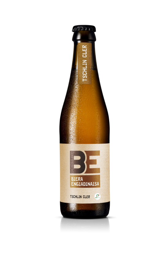 Das Bier Biera Engiadinaisa Tschlin Cler 33cl in der Einwegflasche